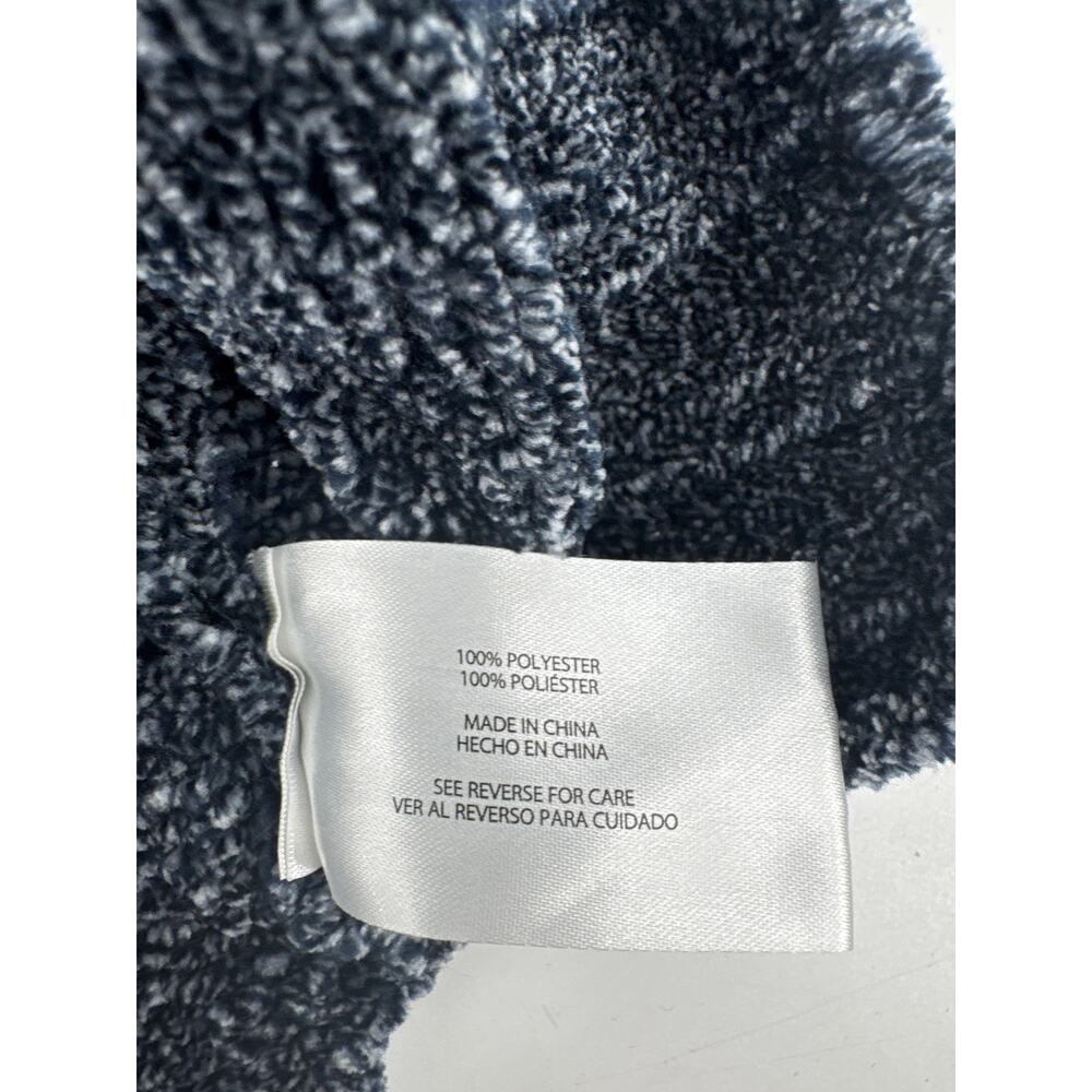 Orvis Chenille Sweater Navy Marled V Neck Soft Knit Pullover Size Small - Picture 7 of 7